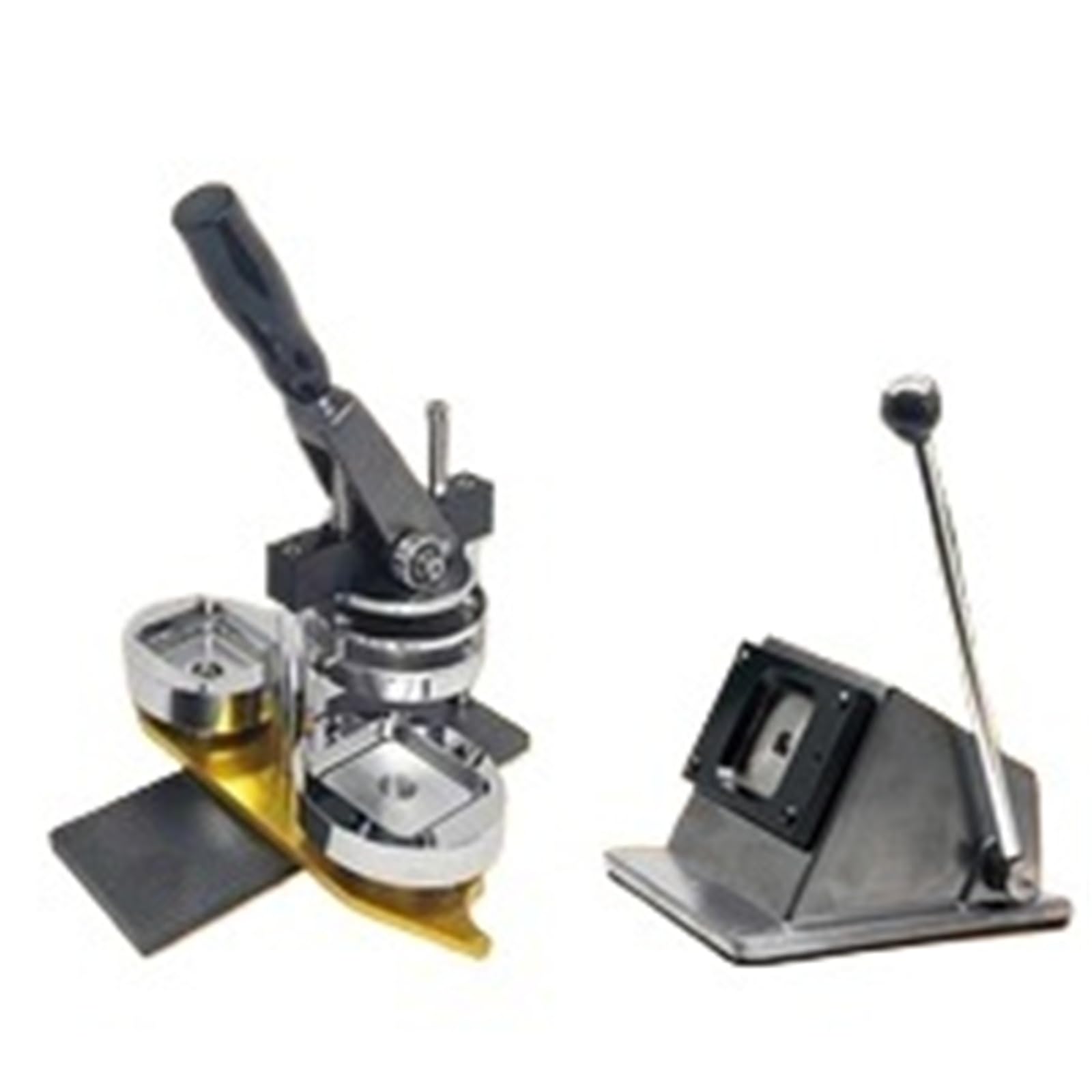 50×50mm DIY Badge Making Kit,1 Paper Cutter Machine, Fridge Magnets Badge Maker Machine Badge Punch Press Machine with 100pcs Parts for Sporting Events Political Campaigns