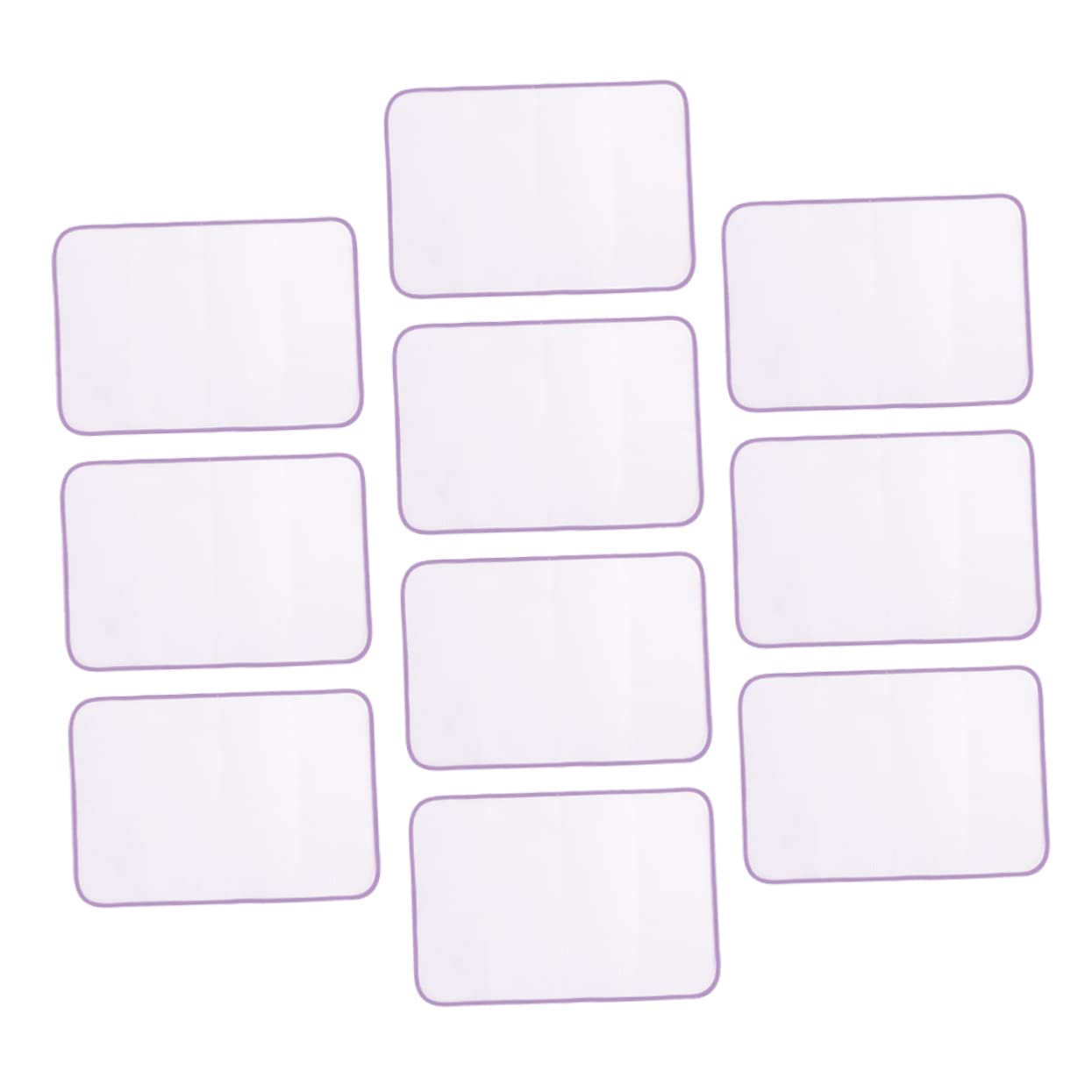 Garneck 10pcs Ironing Mats Tabletop Ironing Pad Washable Quilting Mesh for Clothes Protection Random Color
