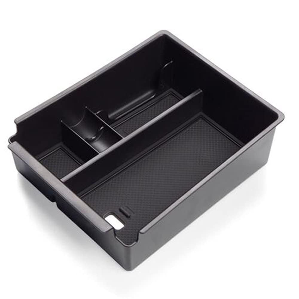 Buy Black Plastic Center Console Armrest Storage Glove Box Tray
