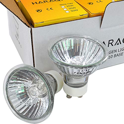 6 Pack GU10 Base 120 Volt 50 Watt Halogen Bulbs for Candle Warmer Lamp by Haraqi - Used condition - Image 2