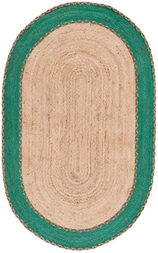 Tapete ovalado de fibra natural SAFAVIEH 6 x 9 pies miniatura 3