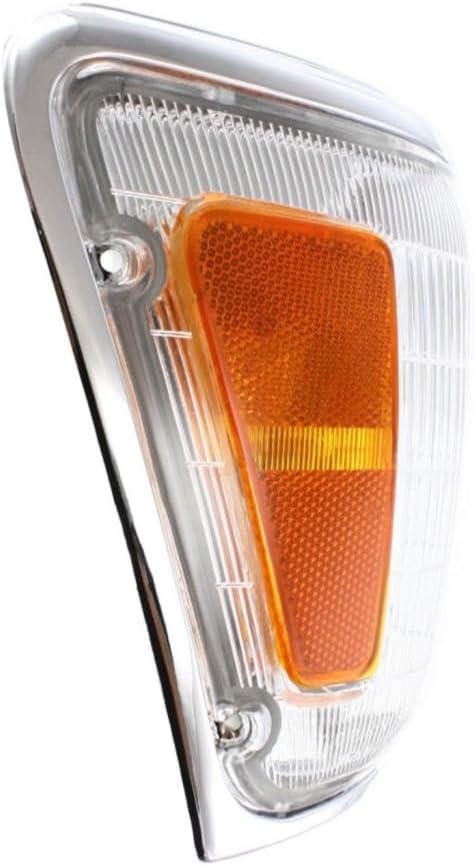 For Toyota Pickup 4WD 1989-1991/4Runner 1990 1991 Park/Cornering Light Assembly Pair Driver and Passenger Side Chrome | TO2520124 | TO2521126 | 81620-89179