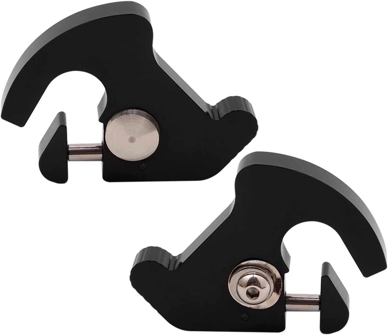 ZUMLED Detachable Rotary Sissy Bar Backrest Luggage Rack Docking Latch Clip Kit Compatible With Harley Touring Road King Sportster XL883 XL1200 48