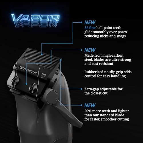 Image of Wahl Professional 5-Star Vapor Clipper with F32 Fadeout Adjustable Balding Blade, Adaptable Speed Control, Cord /Cordless