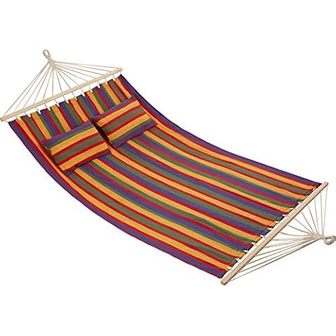 TecTake XXL Double Hammock with Cushions Cover