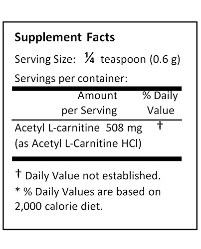 now l carnitine reviews ALCAR powder or pure Acetyl L-Carnitine main image 1
