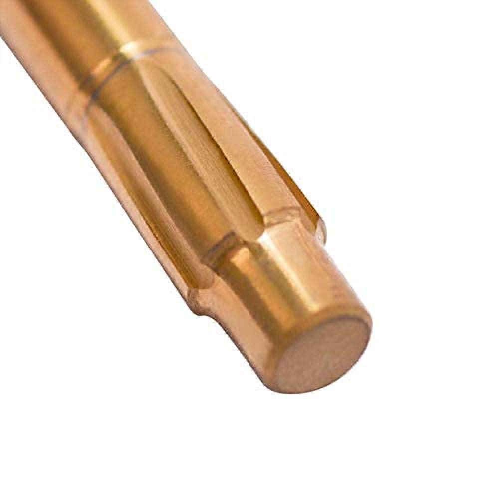 Alésoir Droit 6 Flûtes Aexit - Diamètre 8mm, Longueur Totale 110mm - Pour Métaux Ferreux Et Non Ferreux