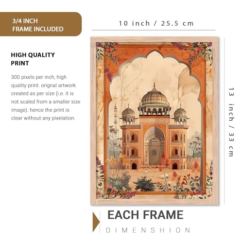 Image of kotart Traditional Madhubani Art Paintings with Frame for Home Decoration - Traditional Framed Painting for Living Room Bedroom Office Decor - Pichwai Wall Art Painting for Wall Decoration - (10x13 inch, B)