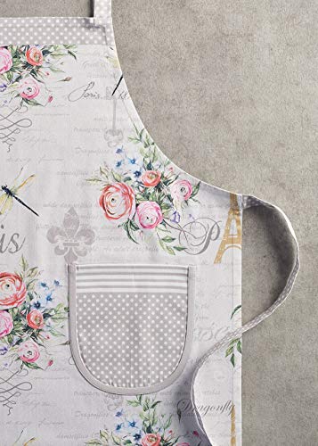 Maison d' Hermine 100% Cotton 1-Piece Kitchen Apron for women with Pocket Chef Apron and Mothers Day Gifts - Image 3