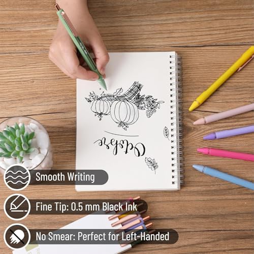 Mr. Pen – Pack de 12 bolígrafos personalizados tinta negra miniatura 5