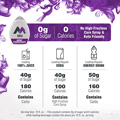 Image of Mio MiO Liquid Water Enhancer Drink Mix (1.62 Bottle), Berry Pomegranate, 1.63 Fl Oz