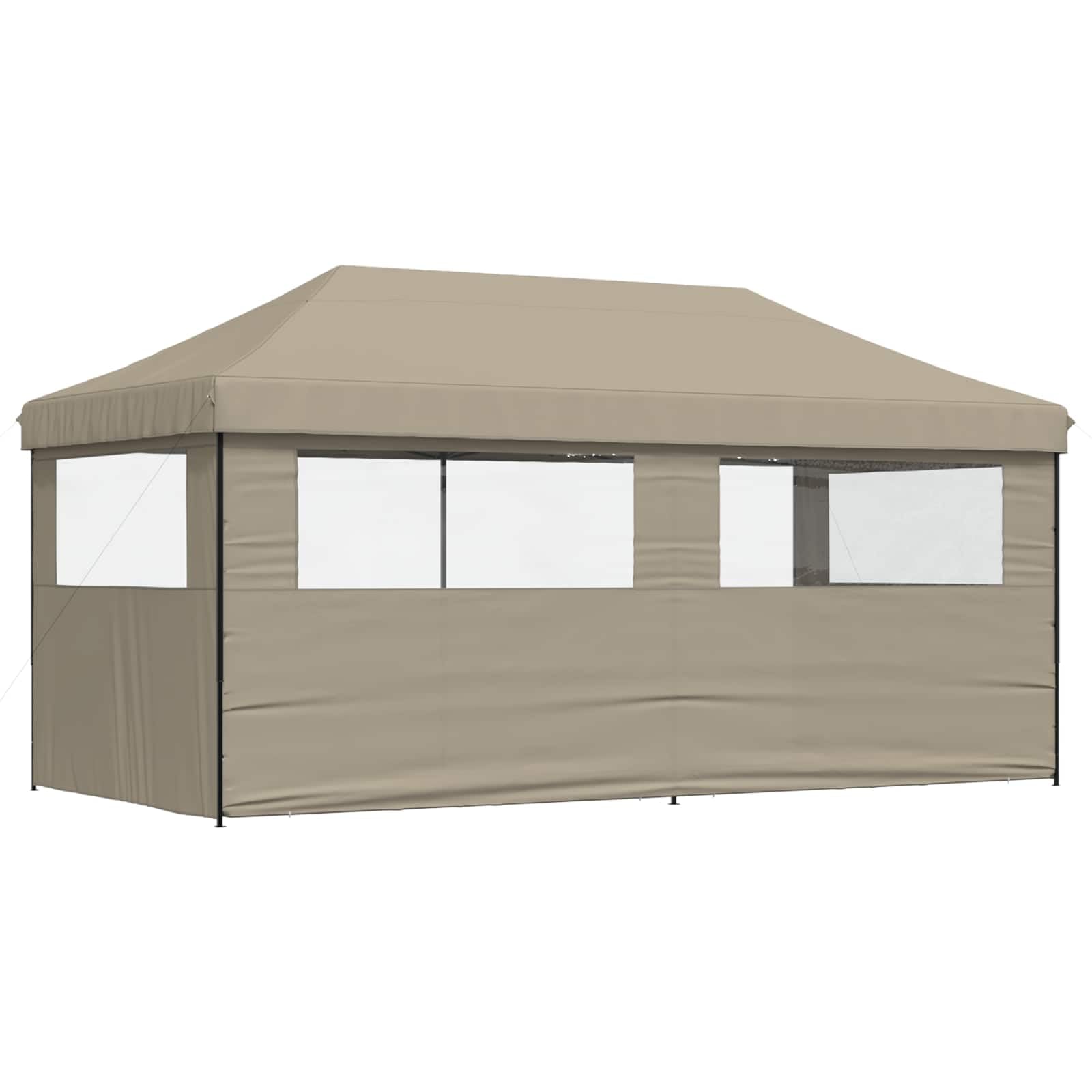 Gazebo Pieghevole 292x580 cm in Acciaio e Tessuto Oxford Talpa | Ampio tendone pieghevole da giardino con borsa per il trasporto, adatto per eventi all aperto e feste in terrazza.