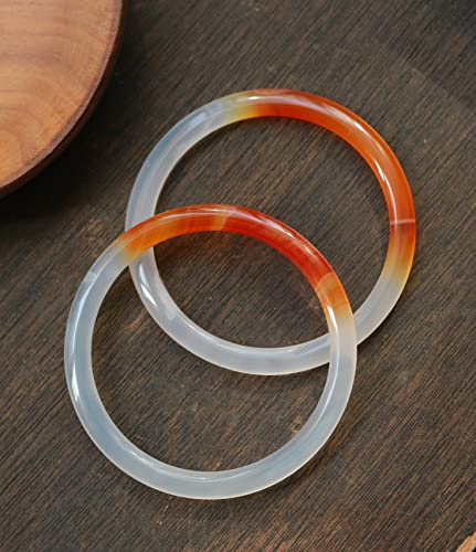 Image of Natural Agate Bracelet Bangle With Gift Box Free