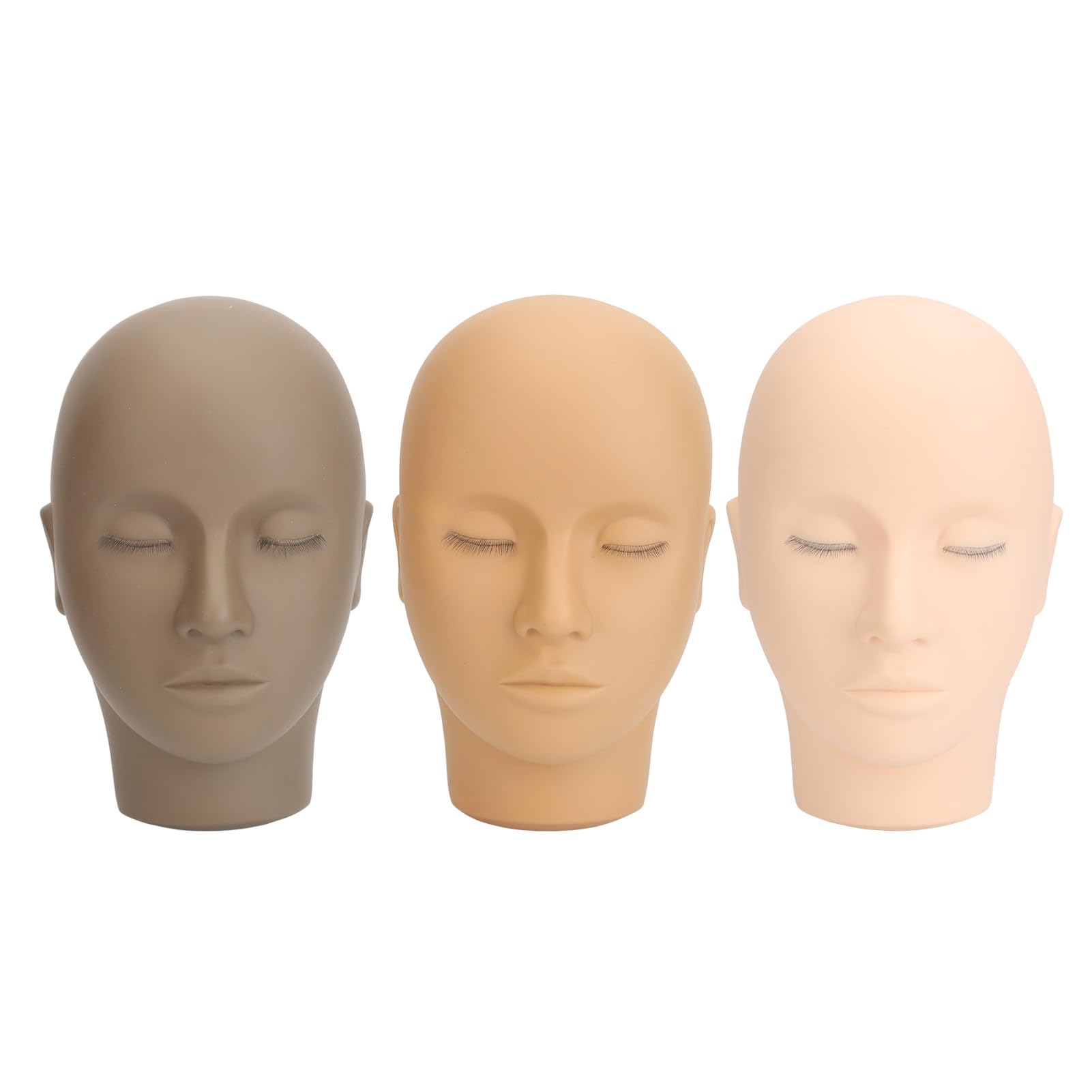 Tête de mannequin de cils 3 couches pour réussir la pose de vos extensions
