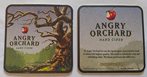 Angry Orchard Hard Cider 20 Beer Pub Bar Coasters Samuel Adams