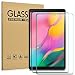 Produktbild Domxteck (2er-Pack Displayschutzfolie für Samsung Galaxy Tab A T510 / T515 10.1 2019, [Kratzfestigkeit] 9H Härte 2.5D Runde Kante aus gehärtetem Glas-Displayschutz