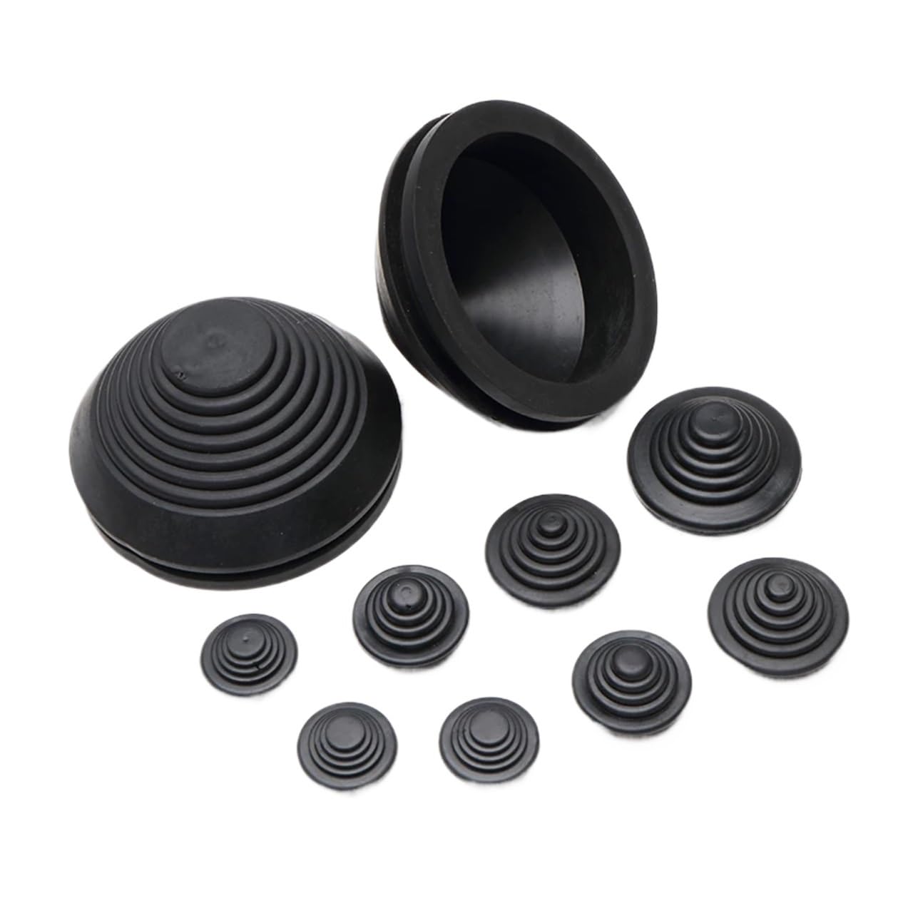 Bobina de protección tipo torre de goma, arandela a presión, anillo de sellado, junta tórica, anillo protector, tapa de sellado, orificio, tapón, anillo protector de cable(TH-65mm,10 pcs)