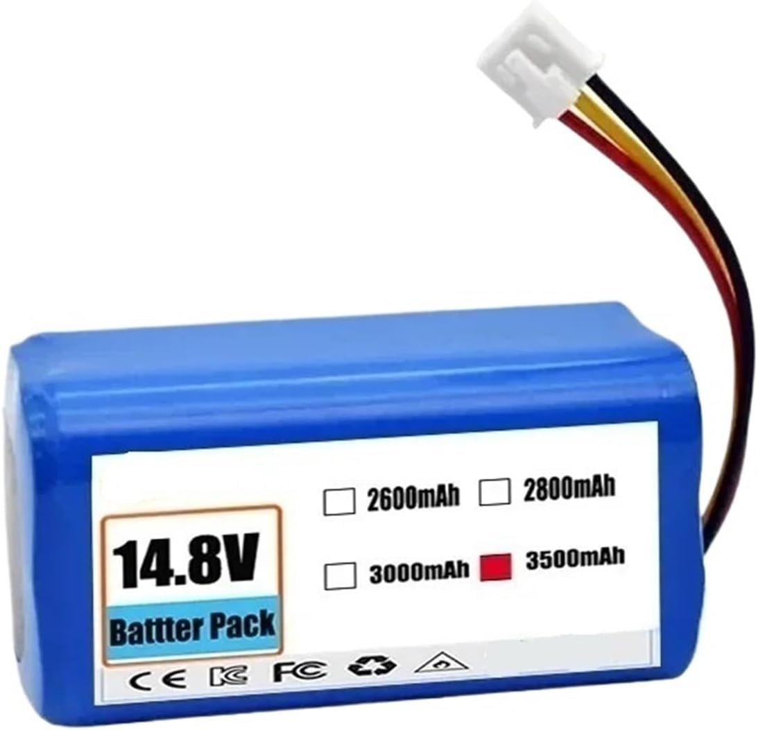 14.4V Li-ion Battery，Compatible For LIECTROUX，C30B XR500 E3，Compatible For PROSCENIC，800T 830P 820P 820T 820S Robot Vacuum Cleaner(3000mAh)