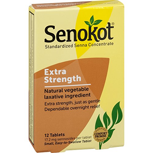 Senokot Extra Strength, 12 Count (3 Pack) Natural Vegetable Laxative Ingredient for Gentle Dependable Overnight Relief of Occasional Constipation, 36 Count Total - Thumbnail 6