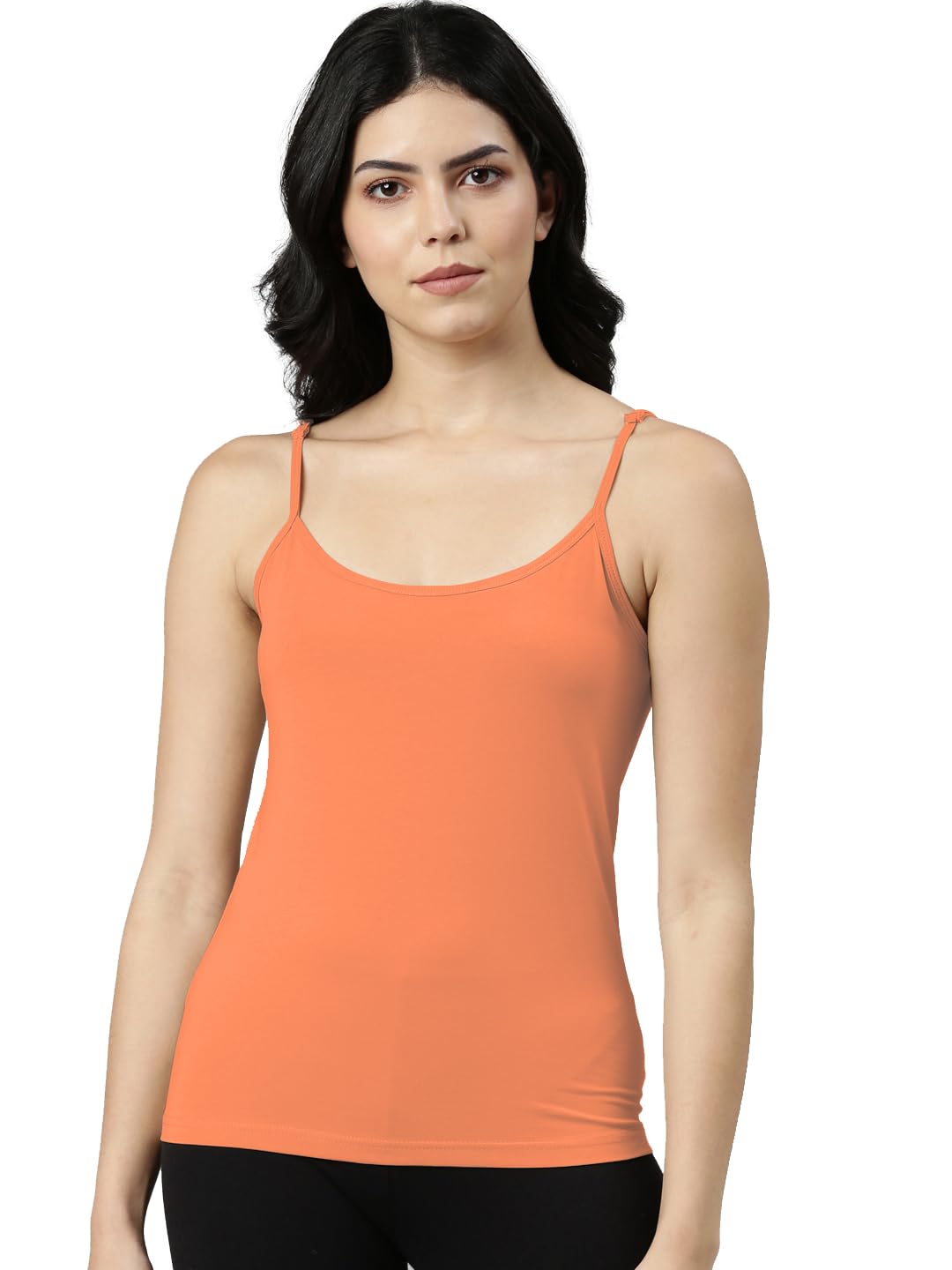 Solid Color Camisole for Women, 100% Cotton Fabric, Regular Fit, Pack of 1-image-17