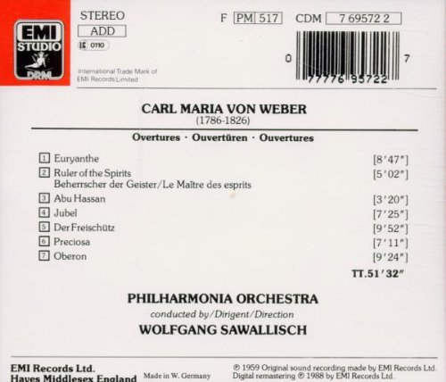 Weber: Ouvertüren