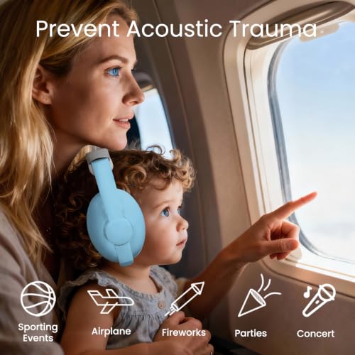 PLANTURECO Baby Headphones for Noise Protection Light blue by PLANTURECO - Used condition - Image 6