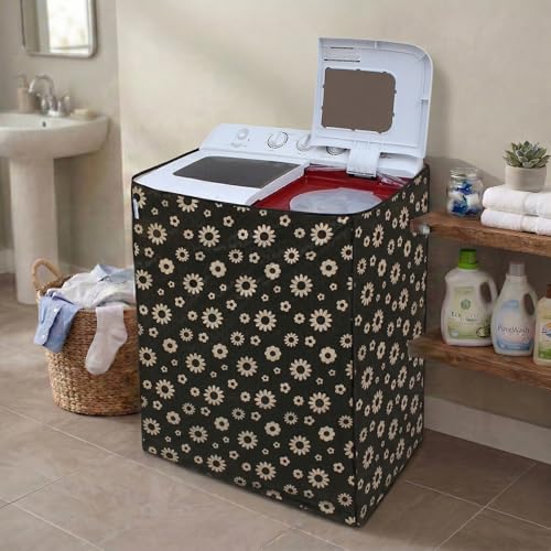 Image of DREAM CARE Waterproof & Dustproof Washing Machine Cover Top Load & Semi Automatic Suitable for 7 kg, 7.2 kg, 7.5 kg (83 x 95 x 51 cms)