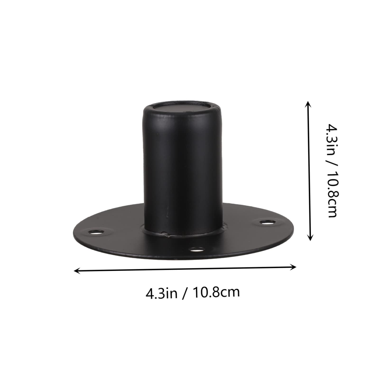 Lot De 2 Supports De Remplacement pour Haut-parleurs Support en Fer Robuste Trous De Vis À Fond Plat Facile À Installer pour Haut-parleurs
