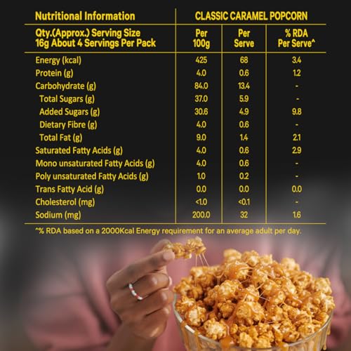 Image of ACT II Popcorn Caramel Bliss, Ready to Eat Caramel Popcorn, 74g