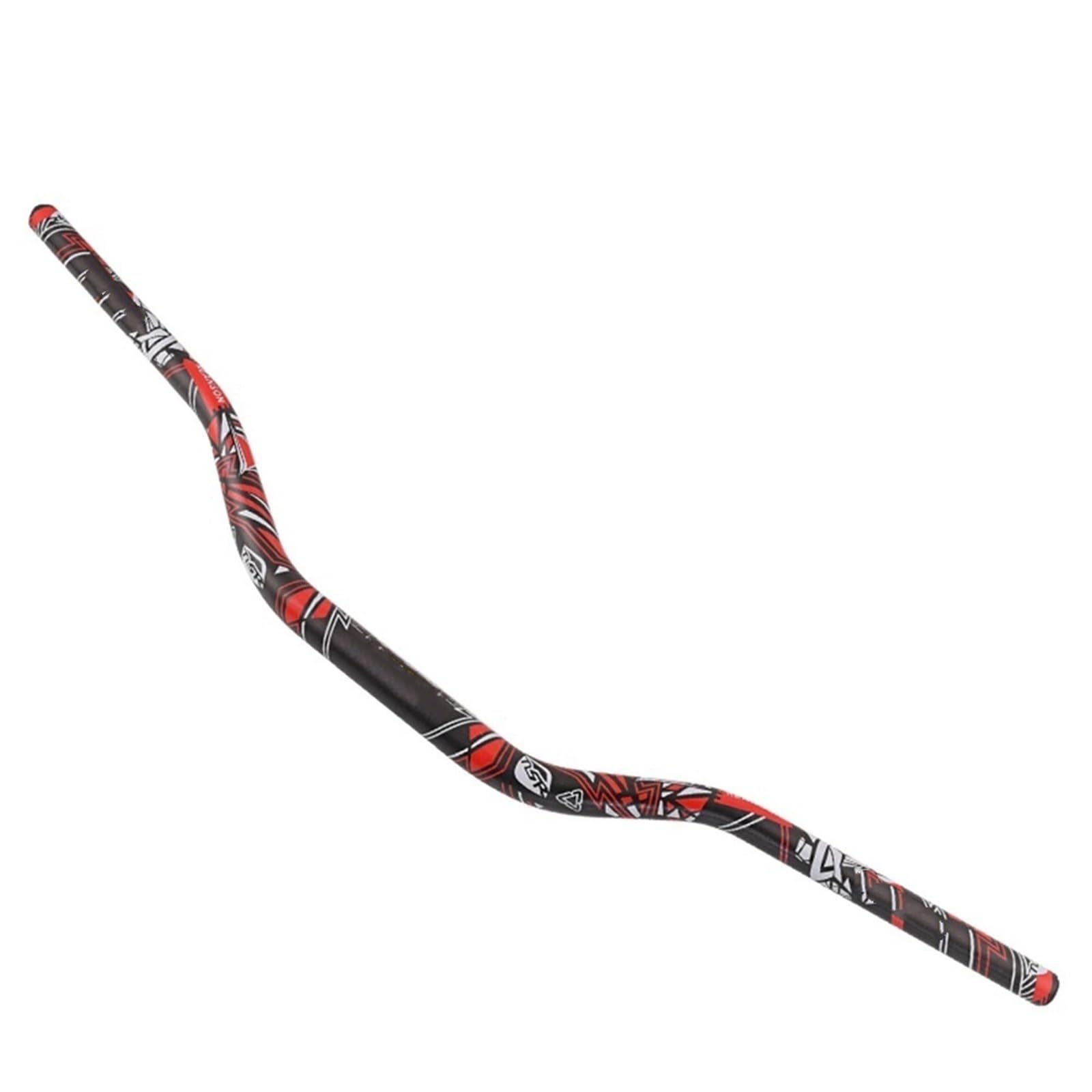 manubri moto bassi manubri moto per scooter Per Kawasaki Per Suzuki | Moto 28mm CNC 1-1/8" Fat Bar Manubrio Manopole con impugnatura alta Dirt Bik(B-black)