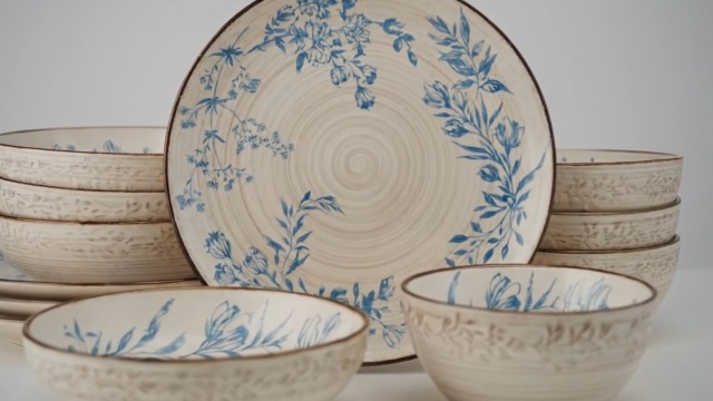 Amazon.com | Pfaltzgraff Bella 12 Piece Dinnerware Set, Service
