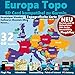 Produktbild EUROPA Karte Topo Höhenlinien microSD Outdoor Topo Karte - passend für Garmin GPSMap 60, GPSMap 60Csx, GPSMap 62, GPSMap 62s, GPSMap 62st, GPSMap 62sc,GPSMap 62stc