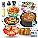 Produktbild FryChef Heißluftfritteuse Zubehör, Airfryer Zubehör, 18 Teile Set. Mit Backform, 100 x Backpapier, Ölsprüher u.v.m. Passend für Philips 7,3L, COSORI 4,7L, Ninja Foodi. Rund ab 20 cm