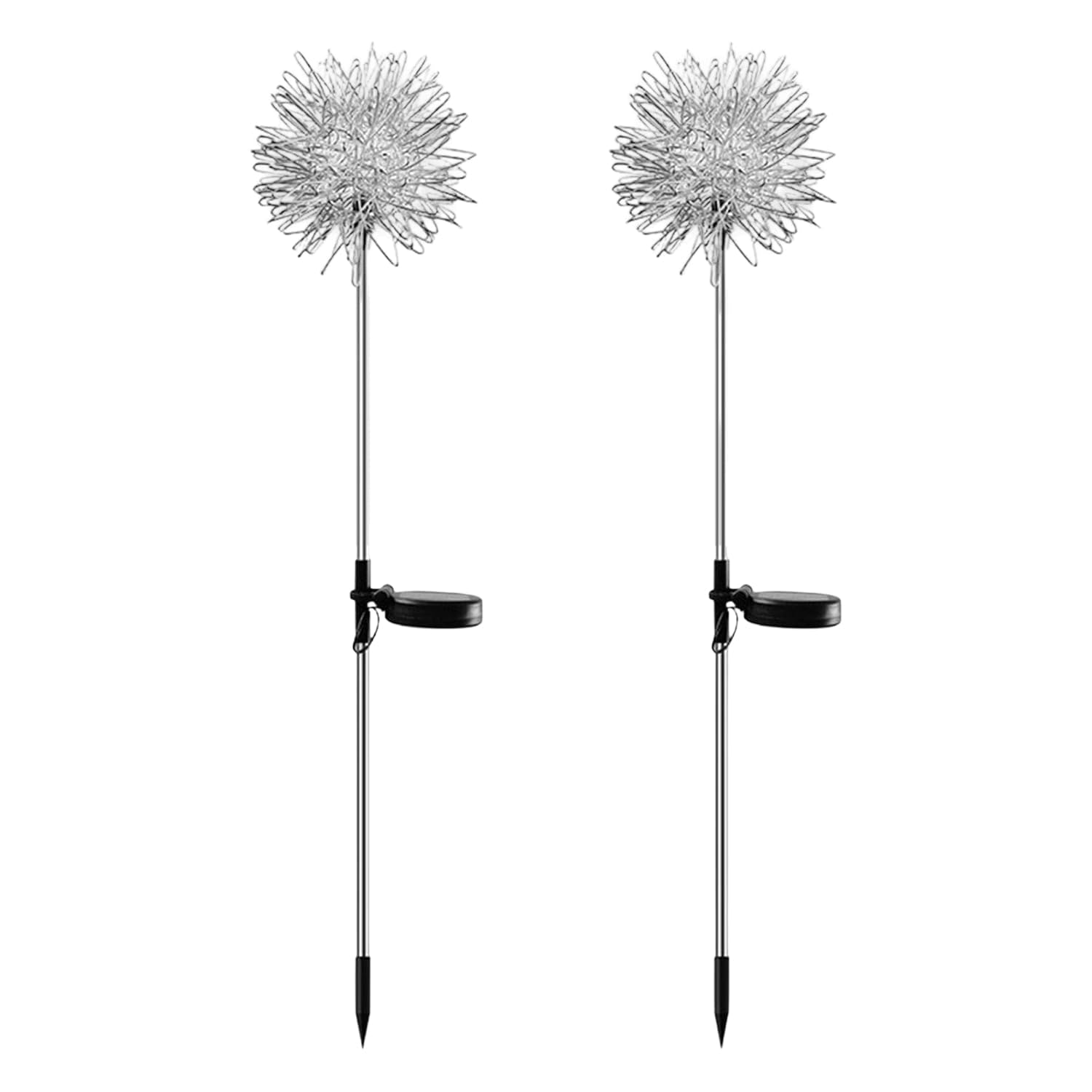 Solar Powered Dandelion Garden Lights – Decorative Outdoor LED Lights (2 Pc Set)-image-48