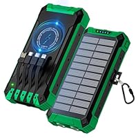 Amazon | 【6台同時充電 & 4本ケーブル内蔵】モバイルバッテリー 