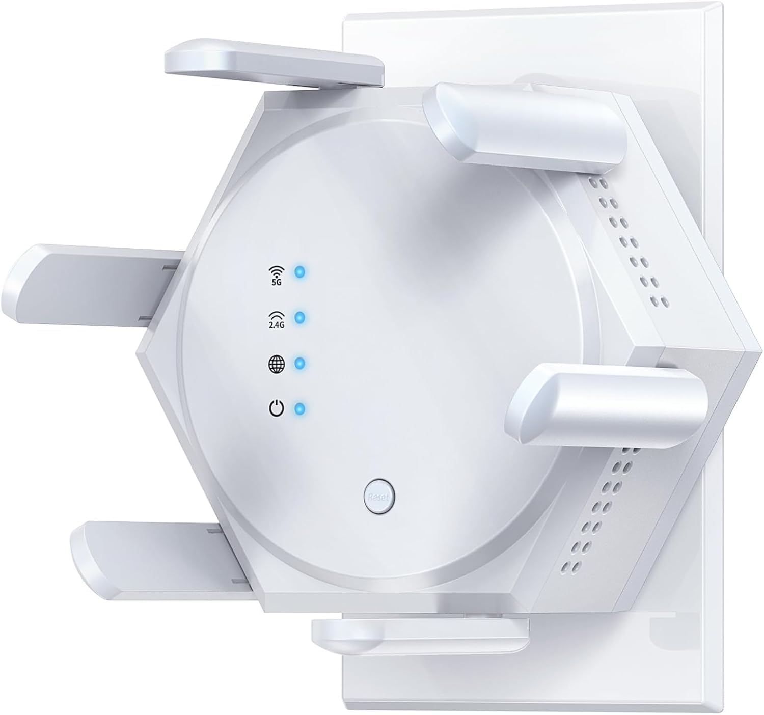 リピーター割WOW The Dlo1 US10.5 WiFi Repeater, WiFi Booster, Covers Up to 12880 Sq.ft and 60