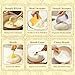 Sourdough Starter Kit, Sourdough Bread Baking Supplies, Round & Oval Banneton Bread Proofing Basket, Bread Sling, Starter Jar, Dough Whisk, Scrapers, Stencils & Bag, Complete Sourdough Kit Gifts gallery 4