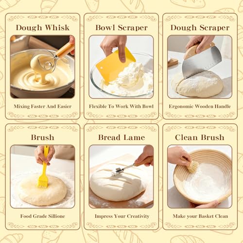 Sourdough Starter Kit with Thermometer Jar
