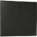 3 Ring Check Binder for 3-On-A-Page Compact Voucher Checks with Side-Tear (Black) Holds 250 Checks, Perfect for End-Stub Deskbook,11 1/4 x 9