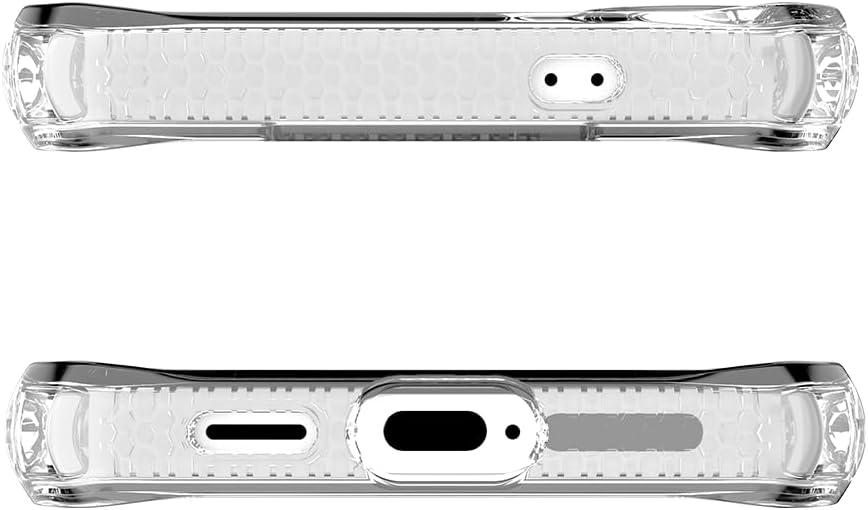 ITSKINS Spectrum R // Clear High-Impact Hybrid Case for Samsung Galaxy S24+, Anti-Yellowing and Protective Military Shockproof Cover, Slim Clear Phone Case - Transparent