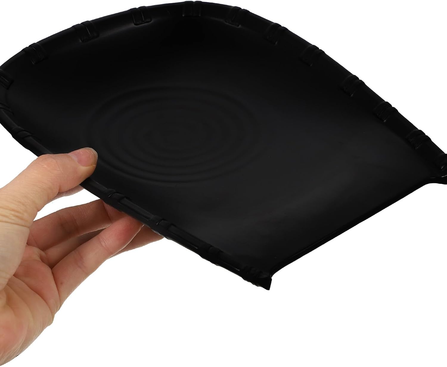 Black Japanese Sashimi Dish Sushi Serving Tray Xmas for Snacks