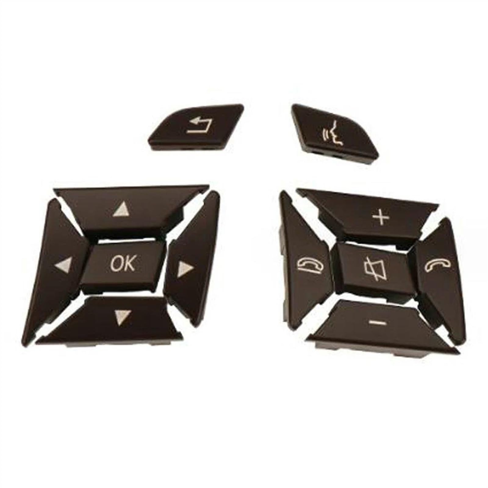 Car Modification Compatible with for C E GLK Class W204 W212 X204 Car Accessories Steering Wheel Switch Button Cover Stickers