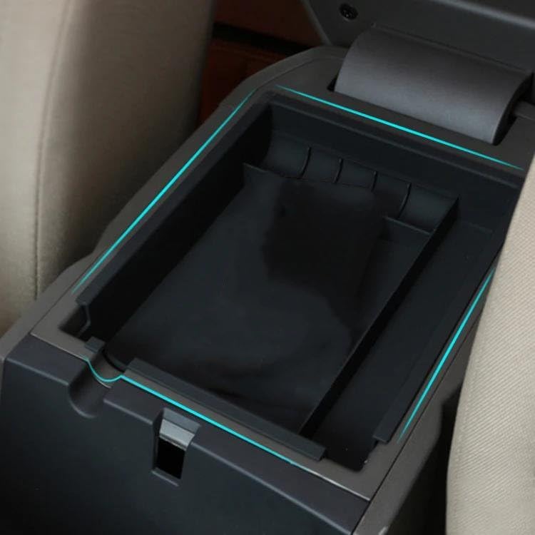 Riloer Vassoio Organizer Centrale In ABS Nero Per Hyunda1 Genesis GV60 (2021-2023) – Portaoggetti Bracciolo