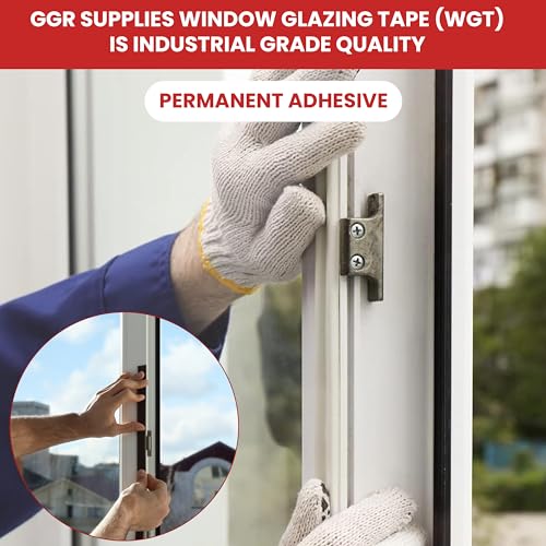 Vitrage tape dc-pef joint mousse double face fenêtre noir 75ft