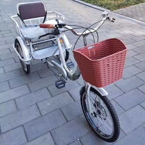 Triciclo para Adultos y Mayores 20 in Plata miniatura 3
