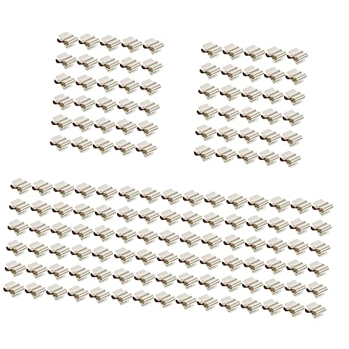ULTECHNOVO 150 Pcs Photovoltaic Cable Clamp Cable Clips Solar Panel Wire Clips Trailer Wire Clips Trailer Wiring Clips Wire Cable Clamps Photovoltaic Clips Stainless Steel Frame