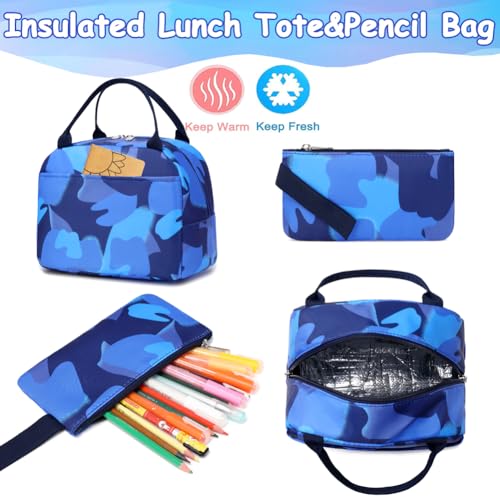 Meisohua Mochila para meninos para ensino fundamental e médio, mochilas escolares leves para meninos