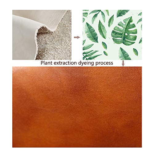 Image of genuine leather handbag cowhide doctor bag brown shoulder bag buckle women's bag