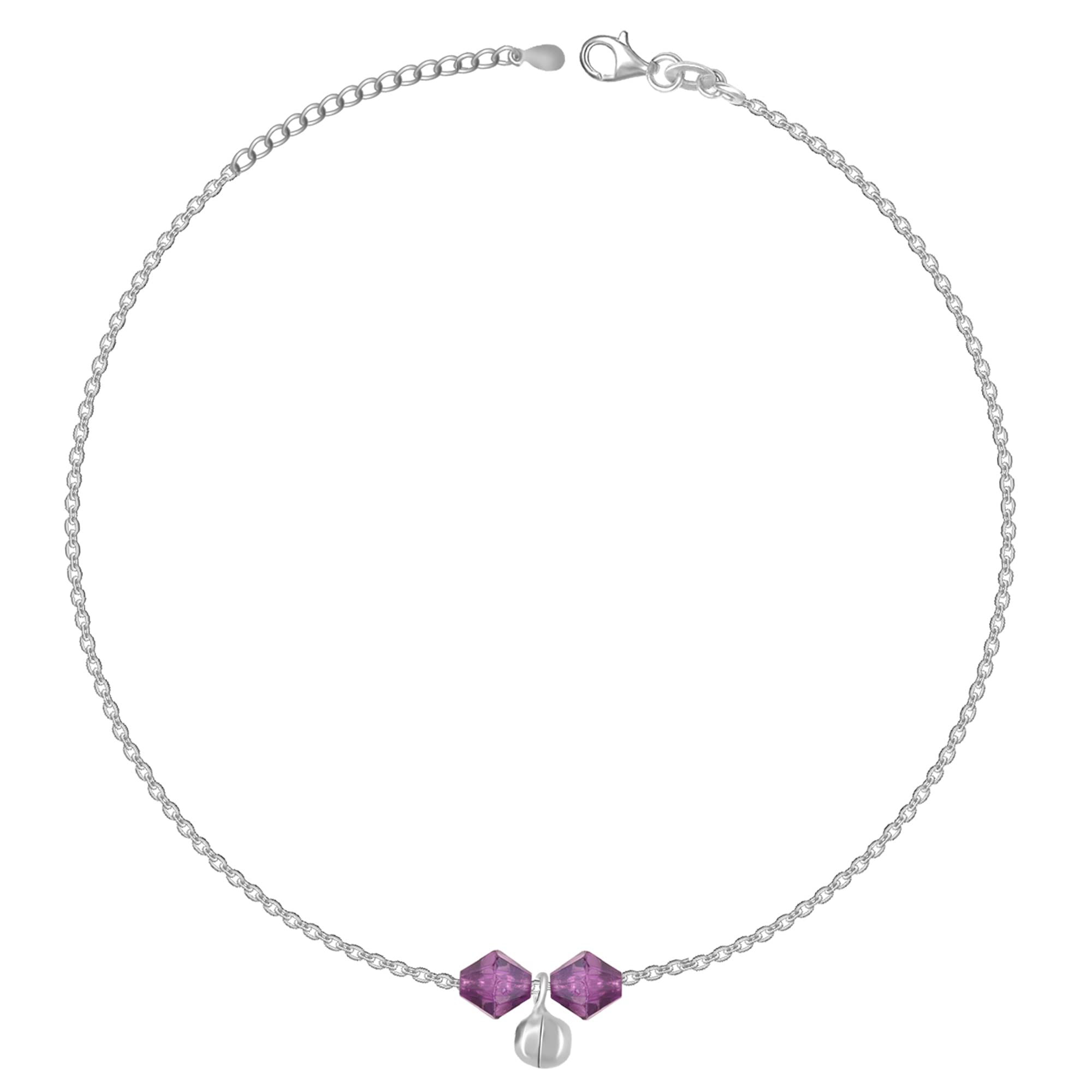 GIVA 925 Silver Anklet for Women, Single | Gifts for Women & Girls