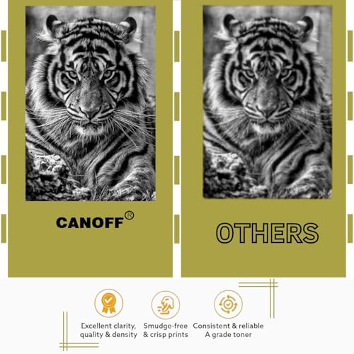 Image of CANOFF ICE-210 KEV Toner Cartridge | Compatible with Pantum P2500, P2500W, M6500, M6500W, M6550, M6550NW, M6600, M6600NW Printers | 1800pages at 5% Coverage Black | Crisp & Clear Printing